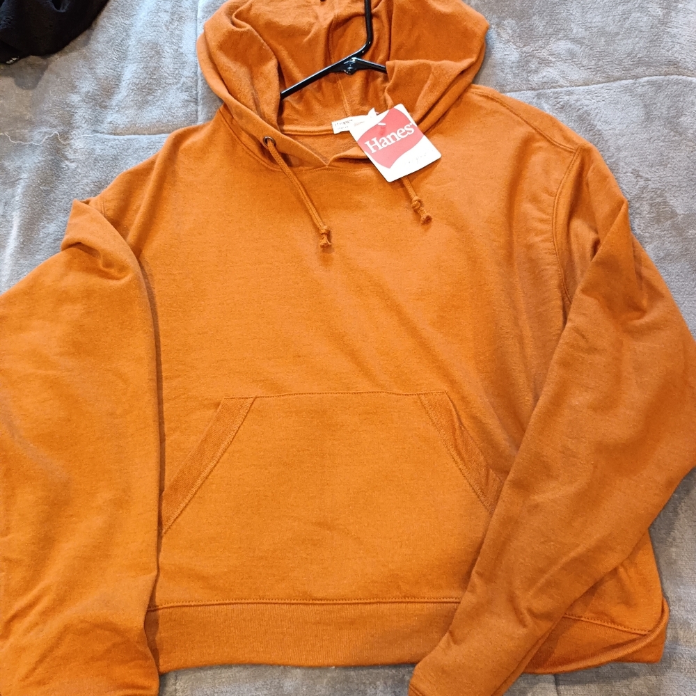 Orange Hoodie Sweater